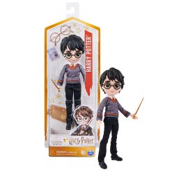 Wizarding World | Bambola articolata Harry Potter 20cm | Bacchetta e divisa di Hogwarts inclusa | Collezione Harry Potter | Per bambini dai 5 anni in su