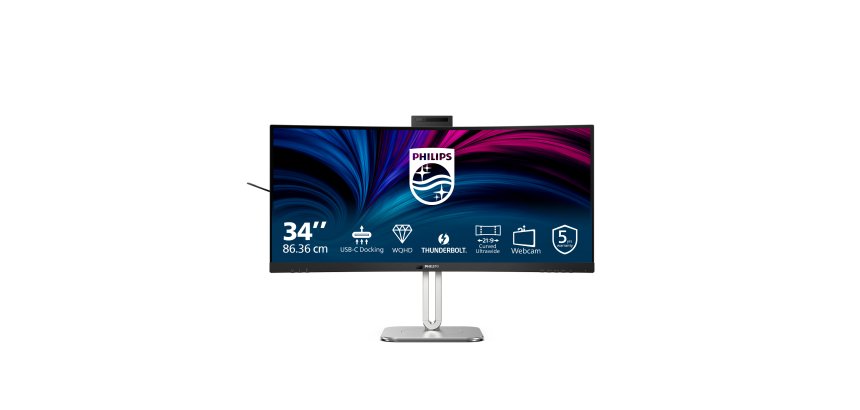 Philips 6000 series 34B2U6603CH/00 écran plat de PC 86,4 cm (34") 3440 x 1440 pixels Wide Quad HD LCD Gris