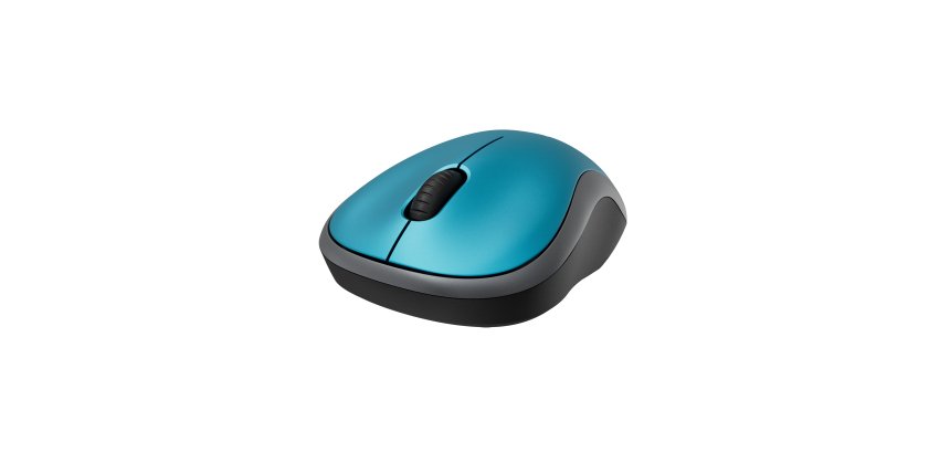 Logitech M185 - muis - 2.4 GHz - blauw