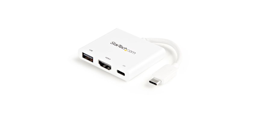 StarTech.com USB-C Multiport Adapter with HDMI - USB 3.0 Port - 60W PD - White