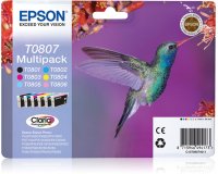 Epson Hummingbird Multipack 6-colours T0807 Claria Photographic Ink