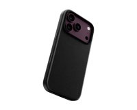 PanzerGlass CARE™ by ® Solo Vegan Leather Case Black w. MagSafe iPhone 18 Pro | 17 Pro protective phone cover Black Case