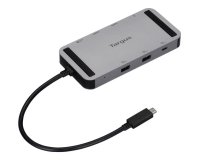 Targus DOCK429GL station d'accueil Avec fil USB4 Argent