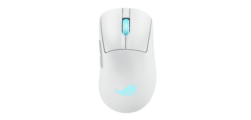 ASUS ROG Keris II Origin WHT mouse Gaming Right-hand RF Wireless + Bluetooth + USB Type-A Optical 42000 DPI