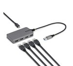 StarTech.com 5G4AC-USB-A-HUB hub & concentrateur USB 3.2 Gen 1 (3.1 Gen 1) Type-A 5000 Mbit/s Gris