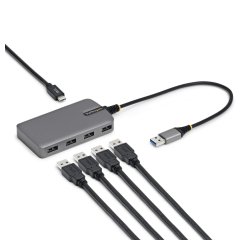 StarTech.com 5G4AC-USB-A-HUB interface hub USB 3.2 Gen 1 (3.1 Gen 1) Type-A 5000 Mbit/s Grijs