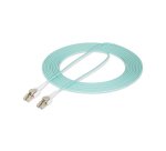 StarTech.com Câble Fibre Optique Commutable OM4 LC à LC (UPC) de 5m, Multimode 50/125µm, Câble Fibre Optique de 5m Multimode, Réseaux 100G, Faible Perte d'Insertion, LSZH, Commutation de Polarité Sans Outil