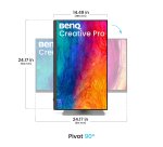BenQ PD2725U écran plat de PC 68,6 cm (27") 3840 x 2160 pixels 4K Ultra HD LED Noir
