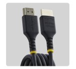 StarTech.com Câble HDMI 2.1 Ultra Haute Vitesse Certifié slim 1 m (3 pi), 8K 60 Hz / 4K 120 Hz, avec HDR10+ / eARC, 48 Gbps, Cordon HDMI 8K Flexible
