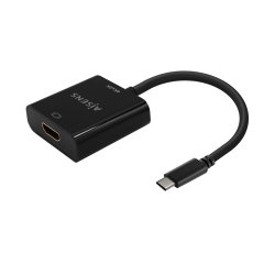 AISENS Conversor USB-C A HDMI 4K@30Hz, USB-C/M-HDMI/H, Negro, 15cm