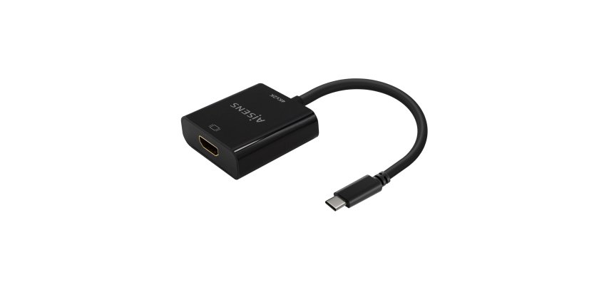 AISENS Conversor USB-C A HDMI 4K@30Hz, USB-C/M-HDMI/H, Negro, 15cm
