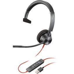 POLY Blackwire 3310 Microsoft Teams Certified USB-A Headset