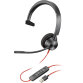 POLY Blackwire 3310 Microsoft Teams Certified USB-A Headset