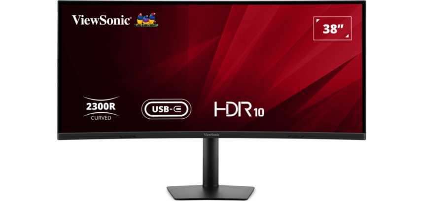 Viewsonic VA3820C écran plat de PC 96,5 cm (38") 3840 x 1600 pixels Wide Quad HD+ LED Noir