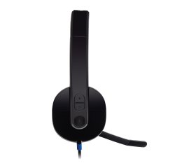 Logitech H540 USB Computer Headset Avec un son haute définition et des commandes sur l'oreillette