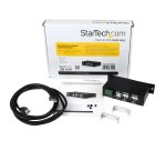 StarTech.com Hub USB 2.0 4 ports - Hub USB-A industriel en métal - Hub de données USB montable sur rail DIN, mur ou bureau - Hub d'extension USB conforme TAA