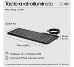 HP Tastiera cablata 400 retroilluminata