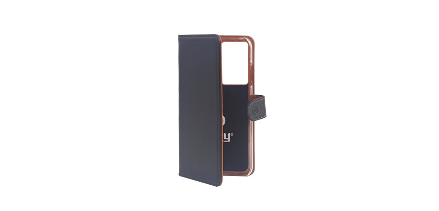 Celly Wally mobile phone case 17.3 cm (6.8") Folio Black, Brown