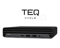 Teqcycle HP Elitedesk 800 G6 Intel® Core™ i5 i5-10400T 16 Go DDR4-SDRAM 256 Go SSD Windows 11 Pro MFF Mini PC Noir