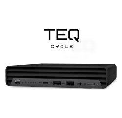 Teqcycle HP Elitedesk 800 G6 Intel® Core™ i5 i5-10400T 16 Go DDR4-SDRAM 256 Go SSD Windows 11 Pro MFF Mini PC Noir
