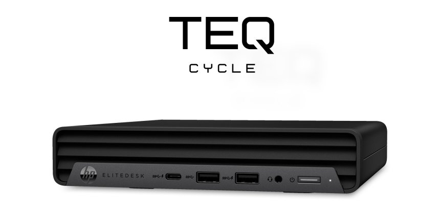 Teqcycle HP Elitedesk 800 G6 Intel® Core™ i5 i5-10400T 16 Go DDR4-SDRAM 256 Go SSD Windows 11 Pro MFF Mini PC Noir