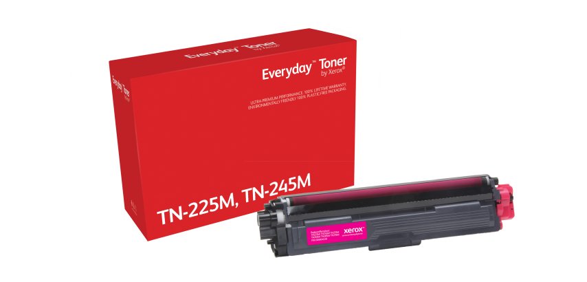 El tóner Everyday™ Magenta de Xerox es compatible con Brother TN225M/ TN245M, Capacidad alta