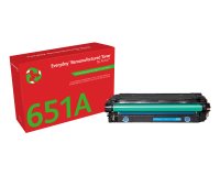 Everyday Tóner ™ Cian remanufacturado de Xerox es compatible con HP 651A 650A 307A (CE341A/CE271A/CE741A), Capacidad estándar