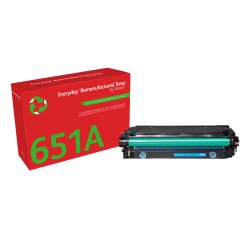 Toner remanufacturé Cyan Everyday™ de Xerox compatible avec HP 651A 650A 307A (CE341A/CE271A/CE741A), Capacité standard