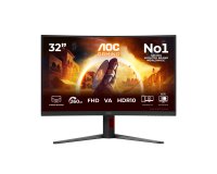 AOC G4 C32G4Z écran plat de PC 80 cm (31.5") 1920 x 1080 pixels Full HD LCD Noir, Rouge