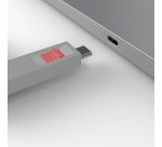 Lindy 40425 bloqueador de puerto Bloqueador de puerto + clave USB Tipo C Rosa 5 pieza(s)