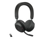 Jabra Evolve2 75 Casque Sans fil Arceau Bureau/Centre d'appels Bluetooth Socle de chargement Noir