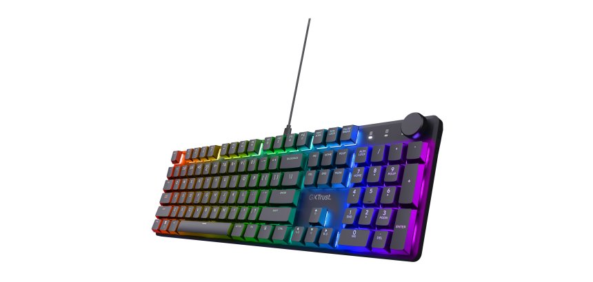 Trust GXT 866 Torix clavier Gaming USB Français Noir