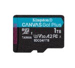 Kingston Technology Carte microSDXC Canvas Go Plus Gen4 200 Mo/s A2 U3 V30 1 To + adaptateur