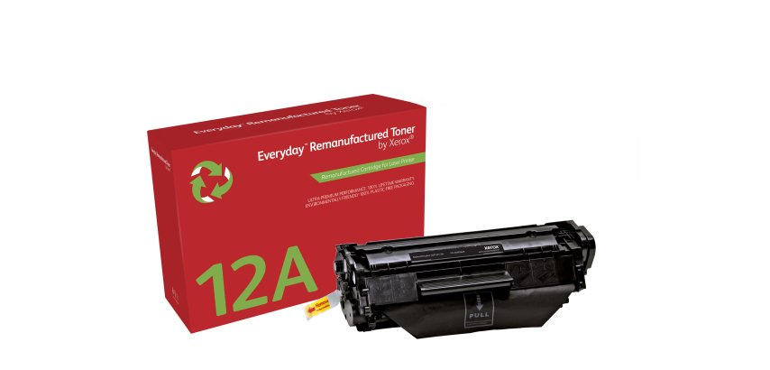Toner rigenerato EverydayTM di Xerox Mono compatibile con HP 12A (Q2612A), Capacità standard