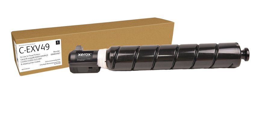 Everyday™ Black Remanufactured Toner by Xerox compatible with Canon C-EXV49 (8524B002), Standard capacity