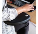 R-Go Tools Accoudoir R-Go, ergonomique, symétrique, avec découpe abdominale, mousse souple, noir.