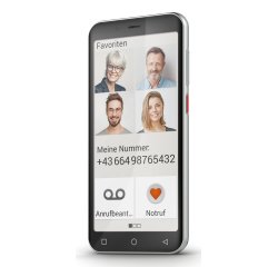 Emporia emporiaSMART5.mini 12.6 cm (4.95") Single SIM Android 13 4G USB Type-C 4 GB 64 GB 2500 mAh Black