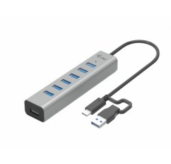 i-tec USB-C/USB-A Charging Metal HUB 7 Port