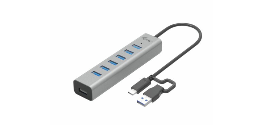 i-tec USB-C/USB-A Charging Metal HUB 7 Port