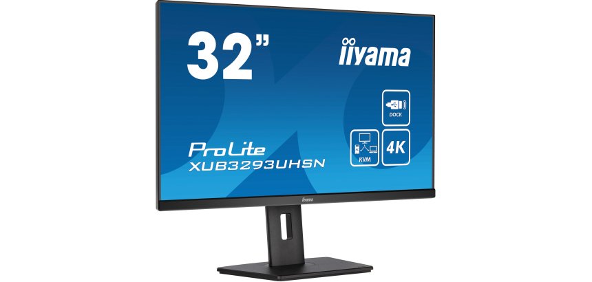 iiyama ProLite XUB3293UHSN-B5 computer monitor 80 cm (31.5") 3840 x 2160 Pixels 4K Ultra HD LCD Zwart