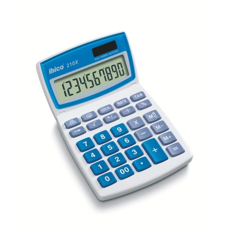 Calculatrice de bureau Ibico 210X, 10 chiffres