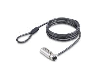 StarTech.com Antivol pour Ordinateur Portable Compatible Slot Noble Wedge ®, Câble de Verrouillage de 1,5m, Sécurité Antivol pour PC Portable, Câble en Acier Résistant aux Coupures, Combo Lock