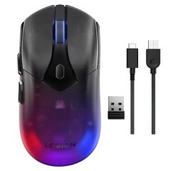 Lenovo Legion M410 ratón Juego Ambidextro RF Wireless + USB Type-C Óptico 16000 DPI