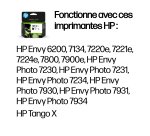 HP Cartouche d’encre noir 303XL grande capacité authentique