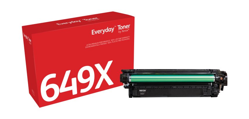 Toner Everyday™ Noir de Xerox compatible avec HP 649X (CE260X), Grande capacité