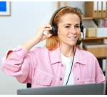 Trust HS-201 Auriculares Alámbrico Diadema Oficina/Centro de llamadas USB tipo A Negro