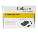 StarTech.com USB 3.0 to HDMI Adapter - DisplayLink Certified - 1080p (1920x1200) - USB Type-A to HDMI Display Adapter Converter for Monitor - External Video & Graphics Card - Windows/Mac
