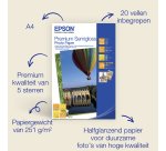Epson A4 Premium Semigloss Photo Paper, 251 g/m2, 20 vellen