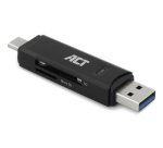 ACT USB-C/USB-A 3.0 card reader