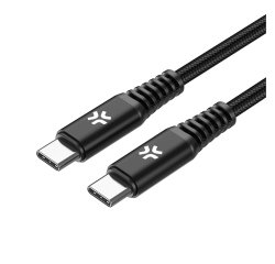 Celly USBCUSBC100WBK cable USB 2 m USB C 100 W Negro